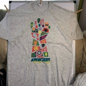 Fruit of the loom avengers characters shirt